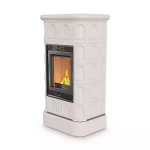 Kratki Kaminbausätze Kratki Kacheofen Kamineinsatz BLANKA 8kW Creme BImSchV II - Bild 1 von 5