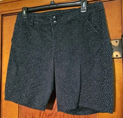 Bermudas Shorts Lunares Negro Blanco Talla 14 Botón Cremallera  Foto 1 de 4