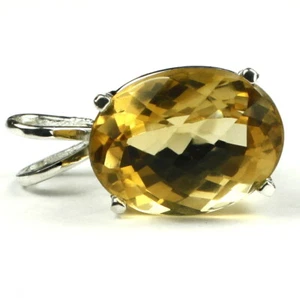 CITRINE Sterling Silver Ladies Pendant -Handmade • SP004 - Picture 1 of 4