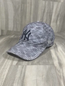 NEW YORK YANKEES WOMENS HEATHERED BLUE / GRAY ADJUSTABLENEW ERA - Picture 1 of 7