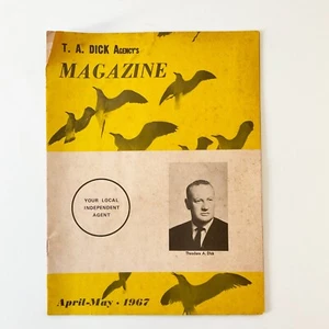T. A. Dick Insurance Agency's Magazine April May 1967 Raleigh NC - Imagen 1 de 12