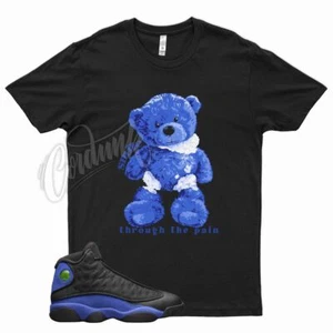 Schwarzes SMILE T-Shirt passend zu J1 13 Hyper Game Royal 13 1 3 14 Sneaker Tee - Bild 1 von 3