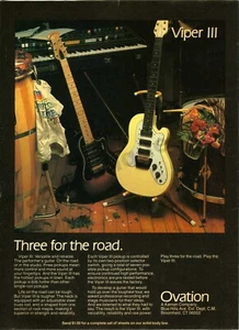 1979 Ovation Guitars Acoustic Electric Great PRINT MAGAZINE AD Wall Decor (4012) - Picture 1 of 1