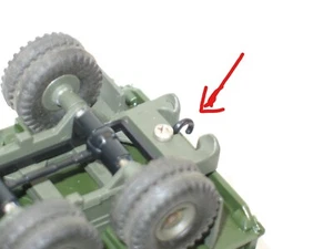 dinky-toys 1 crochet arriére pour le GMC militaire ou civil R26) - Picture 1 of 2