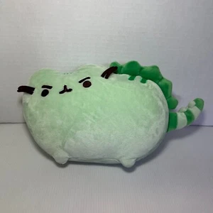 Pusheen Pusheenosaurus Green Plush Dinosaur Cat 13" Stuffed Toy Animal Gund - Picture 1 of 5
