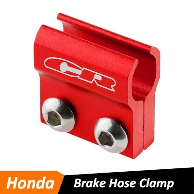 Soporte de abrazadera de manguera de línea de freno delantero CR CNC para HONDA CR 80R 85R 125R 250R 500R Foto 1 de 4