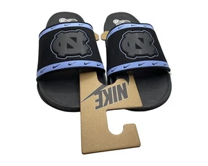 NIKE Slides Offcourt UNC Sandal Mens Sz 7 North Carolina Tarheel DD0552-001 - Picture 1 of 3