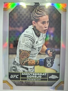 2024 Topps Chrome UFC - SILVER REFRACTOR #66 MONTSERRAT CONEJO (RC) - Picture 1 of 2