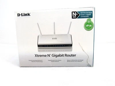 D-Link DIR-655 Xtreme N+ 300 Mbps Wireless 4-Port Gigabit Ethernet Router 74-2 - Image 1 of 4