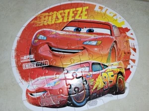 Lightning McQueen Disney PIXAR Cars Octane Gain 48 Pc Shaped Jigsaw Puzzle  - Picture 1 of 3