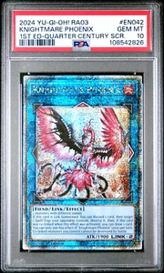 PSA 10 Knightmare Phoenix | RA03-DE042 | Bonanza | Quarter Century Secret Rare - Bild 1 von 2