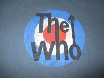 Retro 2003 The WHO (XL) T-Shirt BLACK PETE TOWNSHEND ROGER DALTREY - Image 1 of 2