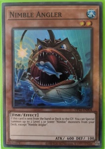 YuGiOh Nimble Angler Super Rare OP22-EN004 - Picture 1 of 1