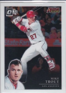 Tarjeta de béisbol MIKE TROUT Donruss Optic ACTION ALL-STARS Anaheim LA ANGELS - Imagen 1 de 2