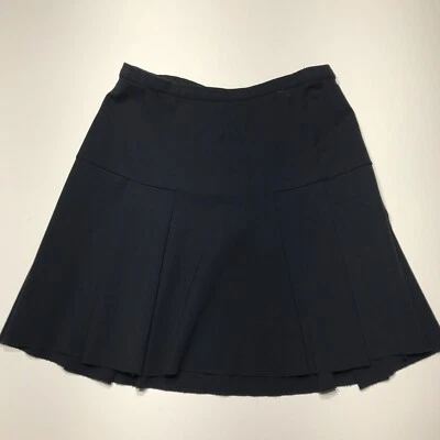 Falda plisada Simply Vera Vera Wang para mujer talla pequeña azul marino Foto 1 de 4