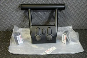 New Oem Factory Banshee 1987-2006 Front Atv Bumper Guard + Rubber End Caps Black - Picture 1 of 3