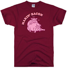 Making Makin BBQ Pig Make Bacon Not War Peace Love grill smoker funny T Shirt