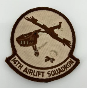 USAF 14th Airlift Sq Patch C-17 Operation Inherent Resolve Desert Version 1 - Picture 1 of 3
