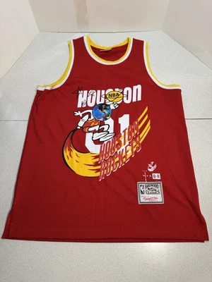 Travis Scott x BR x Mitchell & Ness Houston Rockets Retro Jersey Jordan - Size L - Image 1 of 4