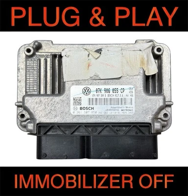 Computadora VW Volkswagen Jetta 2012-2013 motor 2,5 L ECU 07K906055CP programada Foto 1 de 4