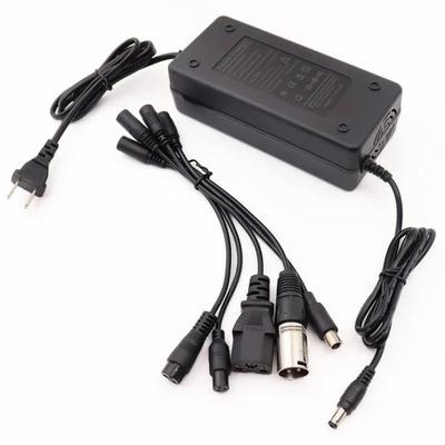 AUGALA New Charger Adapter 54.6V 2A For Lithium Battery E-bike 48V Electric Scooter