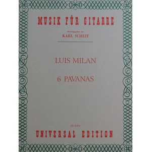 Milan Luis Pavanas 6 Teile für Gitarre 1972 - Bild 1 von 4