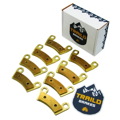 Polaris RZR Trail/S 1000/S 900/Sport 2014-2025 Brass Brake Pad Full Vehicle Set - Image 1 of 4