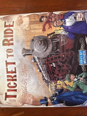 Days of Wonder Ticket To Ride by Alan R. Moon Train Adventure Board Game - Image 1 of 2