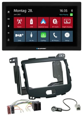Blaupunkt MP3 Bluetooth DAB 2DIN USB Autoradio für Hyundai i10 08-13 Rubber Touc - Bild 1 von 4
