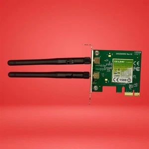 TP-Link TL-WN881ND 300Mbps PCIe WiFi Adaptateur 802.11n Sans Fil Carte N - Photo 1/2
