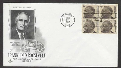 #1284 6c Franklin D. Roosevelt - ArtCraft FDCB4 - Image 1 of 2