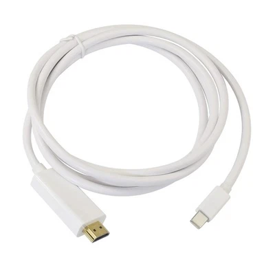 6ft Thunderbolt DisplayPort DP to HDMI Adapter Cable for Mac Macbook - Image 1 of 4