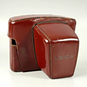 Leica R3 Ever Ready Case 14507 Leather Burgundy - Picture 1 of 11