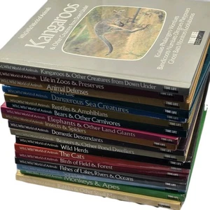 Wild Wild World Of Animals 18 Volume Set Hardcovers Time Life Books Home School - Picture 1 of 14
