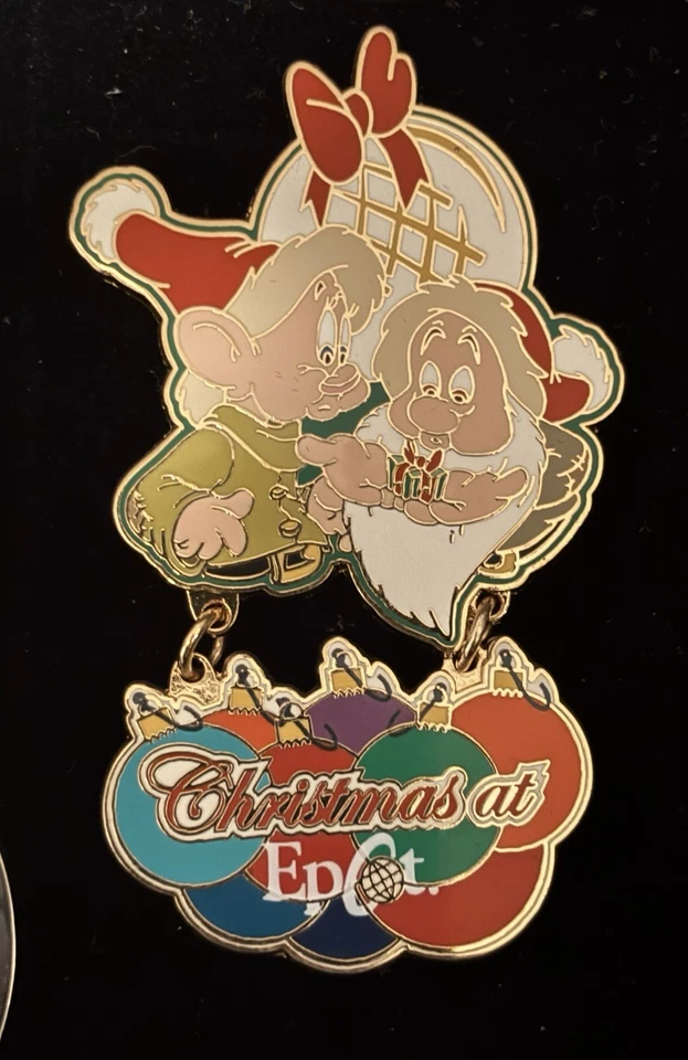 Disney Christmas at Epcot Dopey and Sneezy Limited Edition Pin - Image 1 of 1