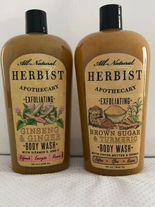 Herbist Turmeric Brown Sugar & Ginger Ginseng Exfoliating Body Wash Jumbo - Picture 1 of 4