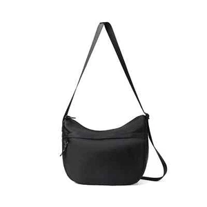 Verstellbarer Riemen Nylon Halbmond Tasche schwarz - Bild 1 von 7