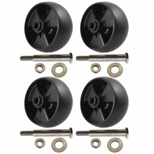 4Pk MTD Deck Wheel and Kit Cub Cadet 734-04155 Toro 112-0677 72-025 210-275 - Picture 1 of 9