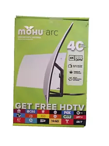Mohu Arc Amplificata Antenna TV da Interno Portata 40 Miglia Bianco - Foto 1 di 4