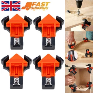 4x 90 Degree Right Angle Clamps Corner Clamp Wood-working Carpenter Tools UK - Picture 1 of 12