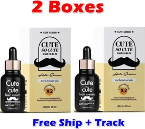 2 X CUTE SO CUTE Hair Serum Growing Hair Eyebrows Mustache 10 ml - Picture 1 of 14