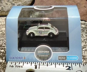 Oxford 1:148 N Gauge VW Volkswagen Beetle Bug Herbie NVWB001 READ DESCRIPTION - Picture 1 of 5
