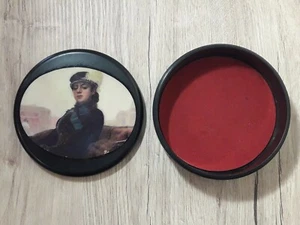 Soviet Vintage Bakelite Box round. USSR very rare Original .  Russia carbolite - Picture 1 of 12