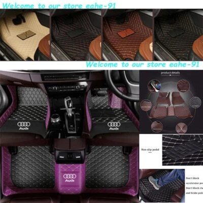 For Audi Q3/Q3 Sportback/Q5/Q5L/Q5L Sportback Waterproof RHD Auto Car Floor Mats - Image 1 of 4