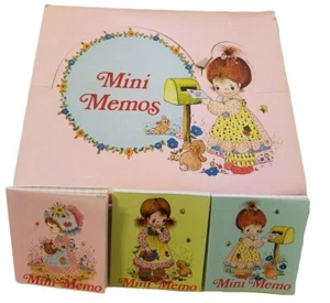 Box of 72 Vintage 1980's Kids Girls Mini Memo Notebook Gold Tiger Brand Taiwan - Picture 1 of 10