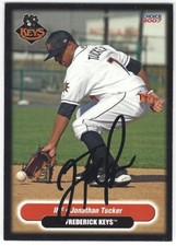 2007 Choice Frederick Keys #23 Jonathan Tucker IP autograph signed card