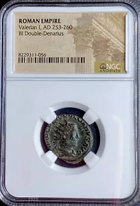 Emperor Valerian I 253-260AD Genuine NGC Certified Ancient Roman Empire Coin - Picture 1 of 13