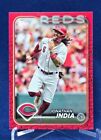 2024 Topps Series 1 ~ Jonathan India TEAM COLOR MATCH Parallel ~ Reds SSP