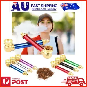 Metal fashion Smoking Pipe, Smoking Tobacco 10 cm Cone Brass Washable, AU seller - Foto 1 di 9