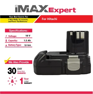 18V 1,5Ah Li-Ion Akku für Hitachi BCL1815 EBM1830 - Bild 1 von 5